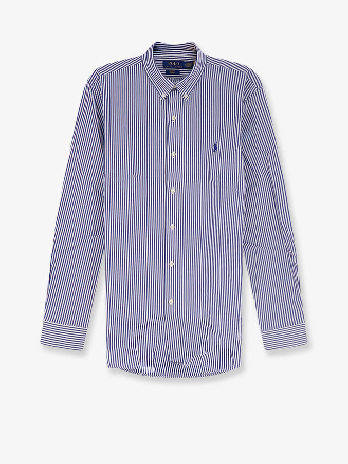 Polo Ralph Lauren Striped Cotton Shirt Navywhite