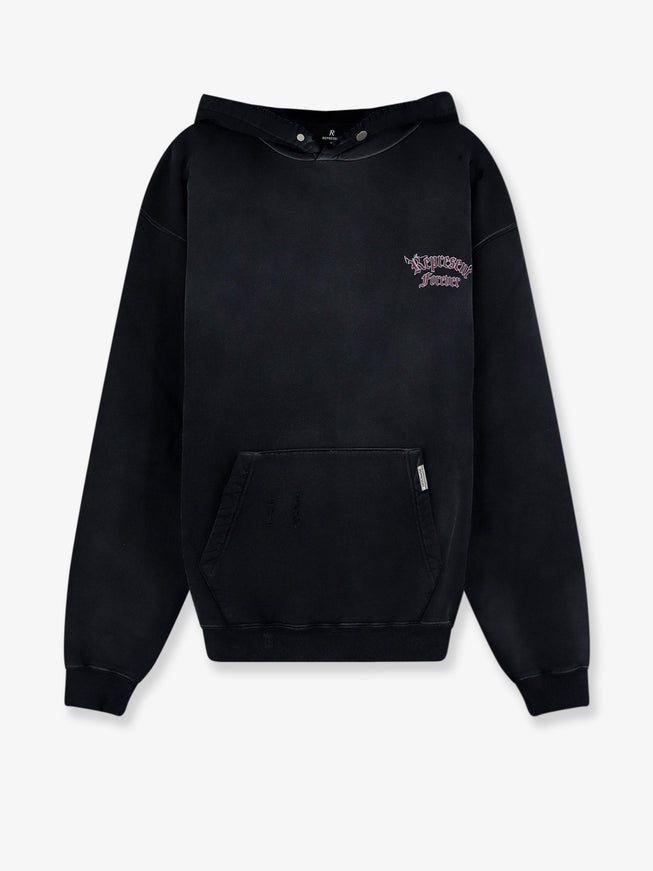 Represent Duality Cotton Sweatshirt Washed Black