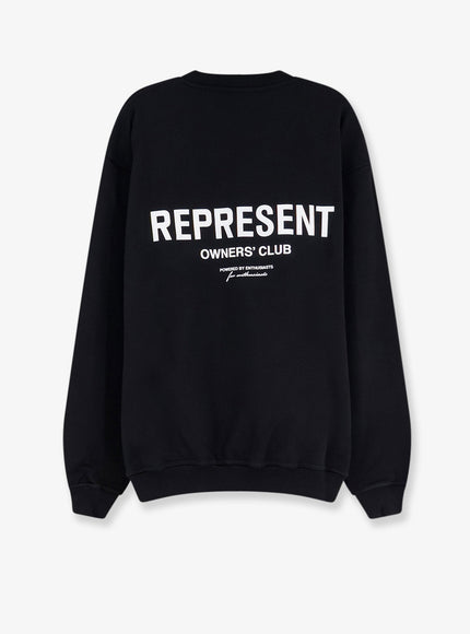 Represent Cotton Sweatshirt With Printed Logo On The Front