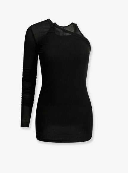 Rick Owens Banana Cotton Tank Top Black