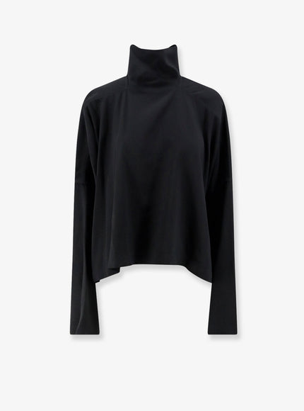 Rick Owens Jumbo Tabard Alpaca and Wool Blend Top in Black Uni Black
