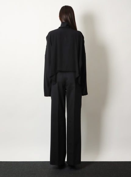 Rick Owens Jumbo Tabard Alpaca and Wool Blend Top in Black