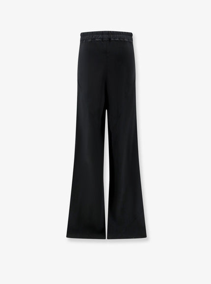Rick Owens Bias Viscose And Silk Trousers