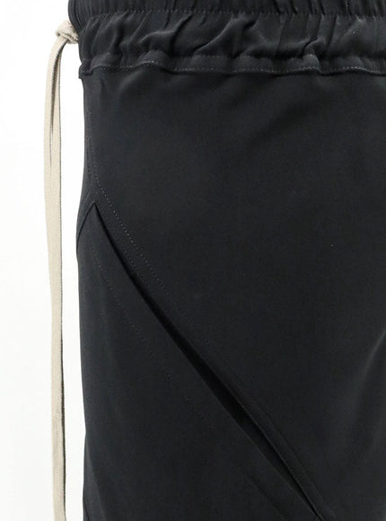 Rick Owens Bias Viscose And Silk Trousers