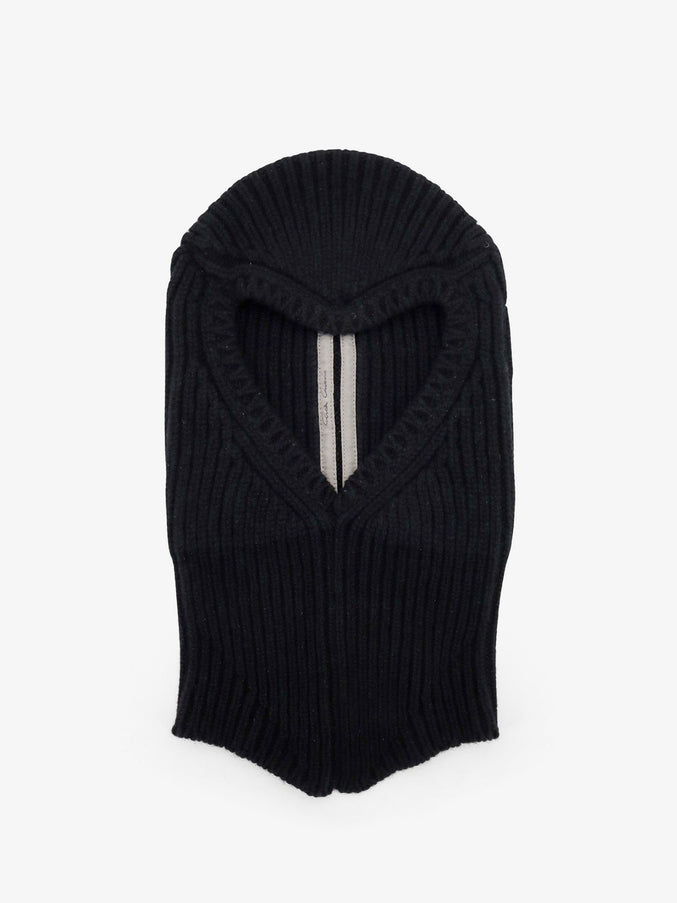 Rick Owens Porteville Cashmere Balaclava Uni Black