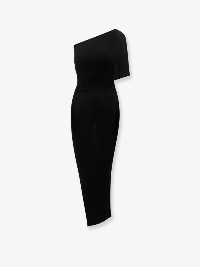 Rick Owens Athena Wool Dress Black