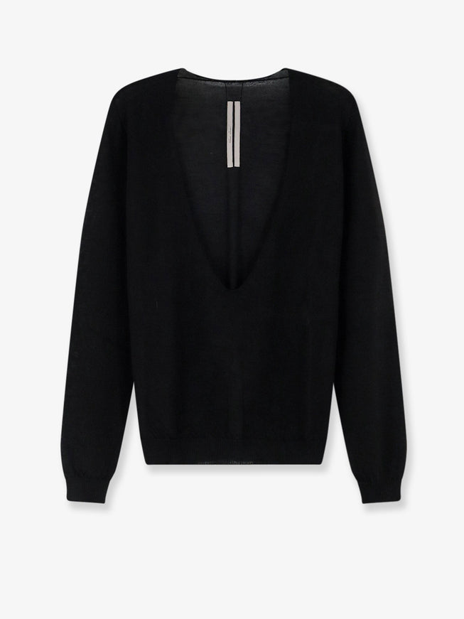 Rick Owens Tower Extreme Wool Sweater Black
