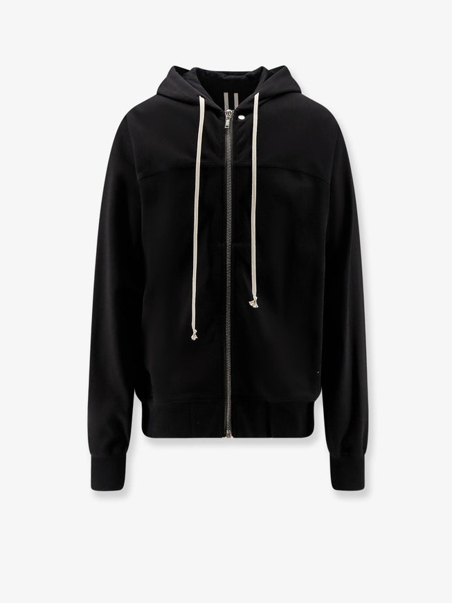 Rick Owens Jersey Windbreaker Jacket Black