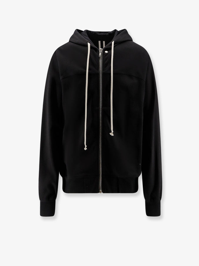 Rick Owens Jersey Windbreaker Jacket Black