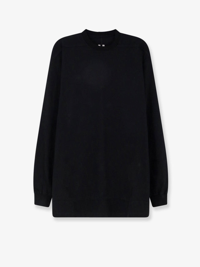 Rick Owens Cotton T-Shirt Black