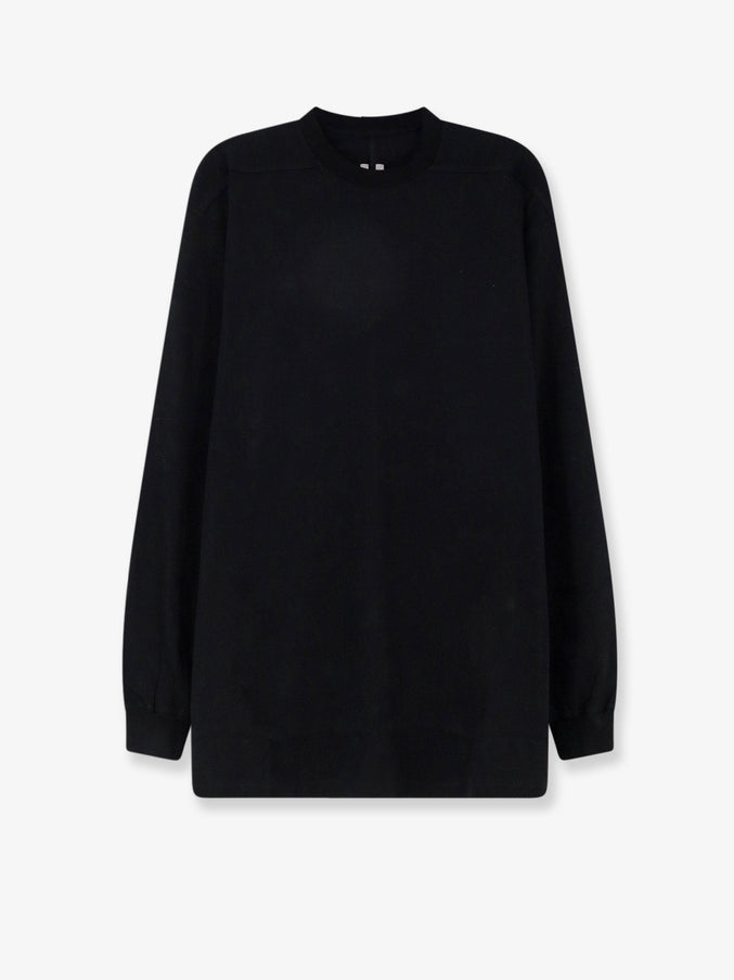 Rick Owens Cotton T-Shirt Black