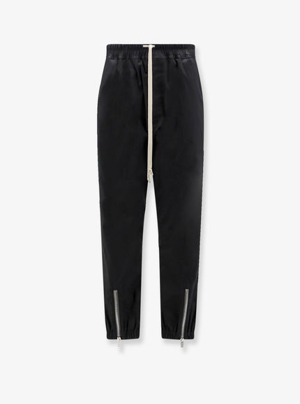 Rick Owens Tecuatl Track Cotton Blend Pants Black