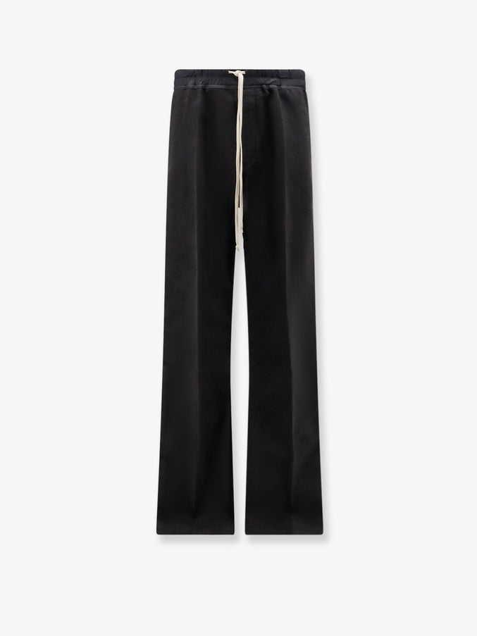 Rick Owens Dietrich Cotton Trousers Black