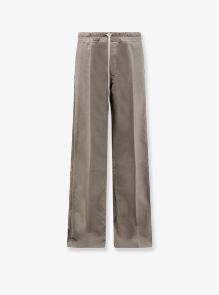 Rick Owens Dietrich Cotton Trousers Dust