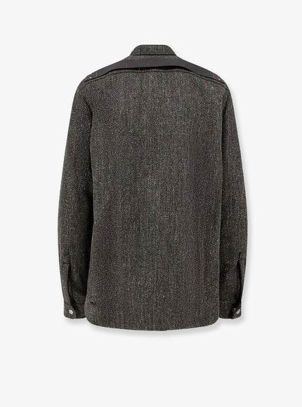 Rick Owens Wool Shirt in Carbone