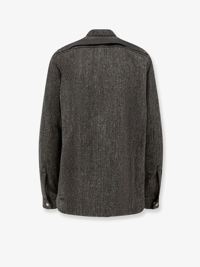 Rick Owens Wool Shirt in Carbone