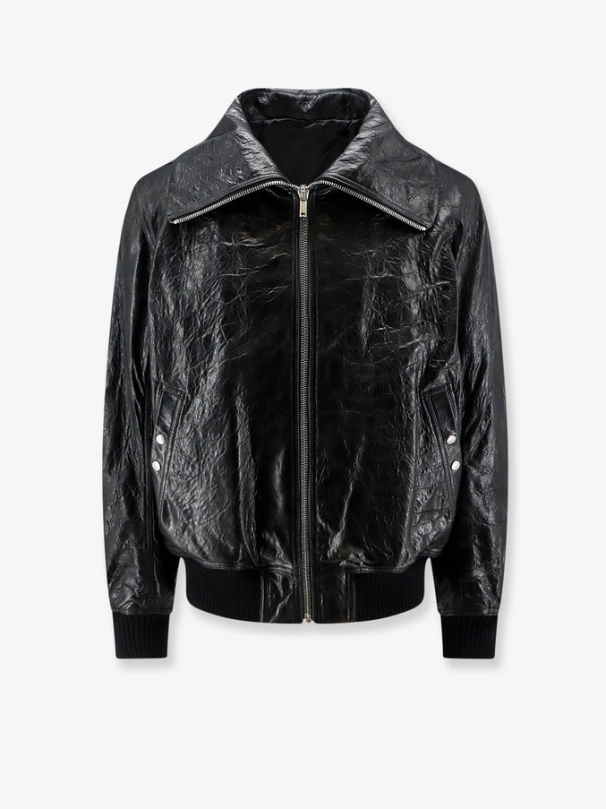 Rick Owens Virgin Wool Jacket in Black 48 Black