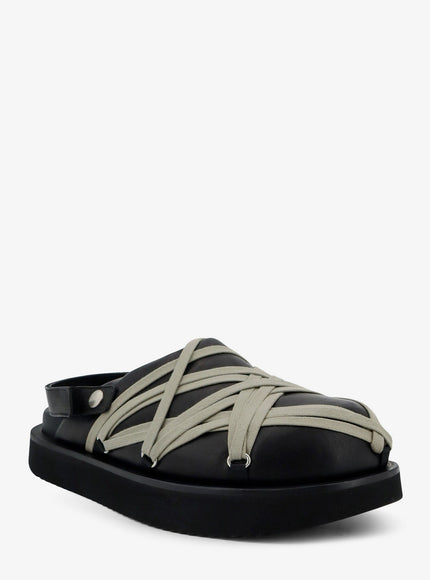 Rick Owens Megalace Leather Sandals