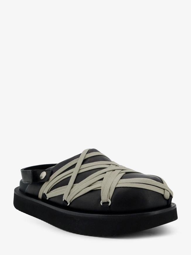 Rick Owens Megalace Leather Sandals