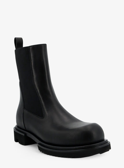 Rick Owens Gabe Leather Beatle Boots