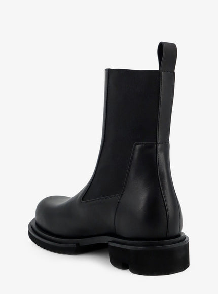 Rick Owens Gabe Leather Beatle Boots
