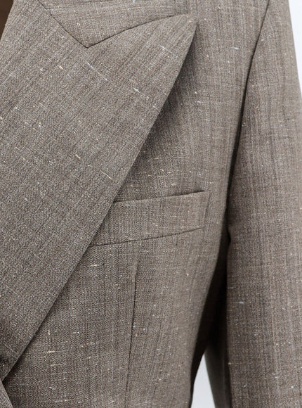 Rohe Hourglass Shaped Wool Blend Blazer