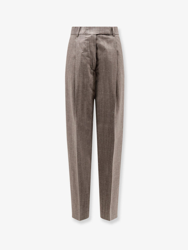 Rohe Mélange Wool Trousers Earthslub