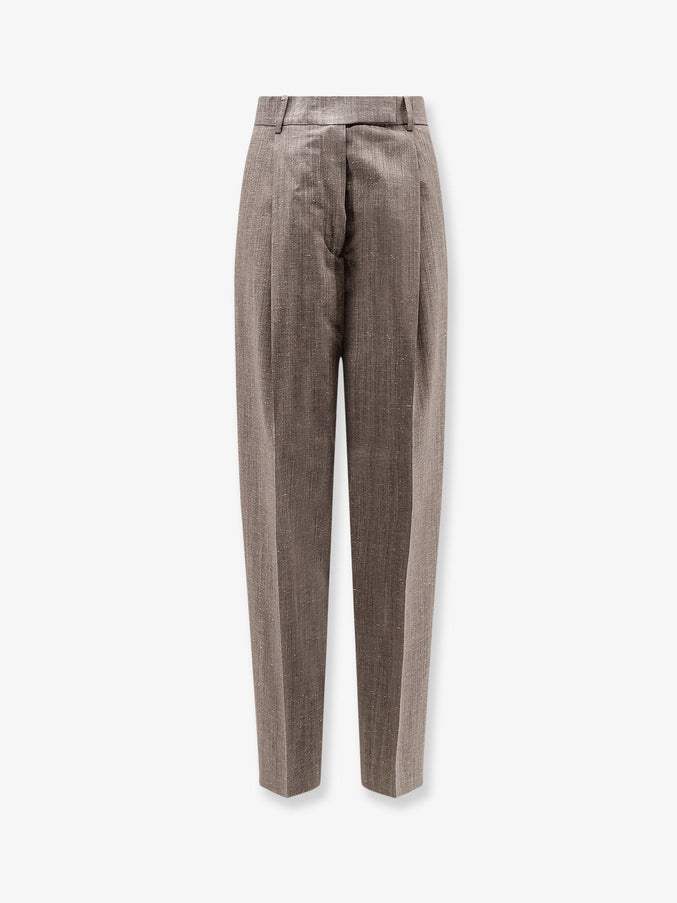 Rohe Mélange Wool Trousers Earthslub