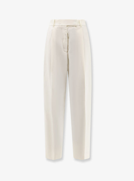 Rohe Virgin Wool Trousers in Offwhite Offwhite