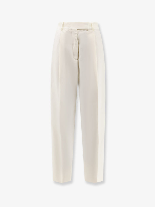 Rohe Virgin Wool Trousers in Offwhite Offwhite
