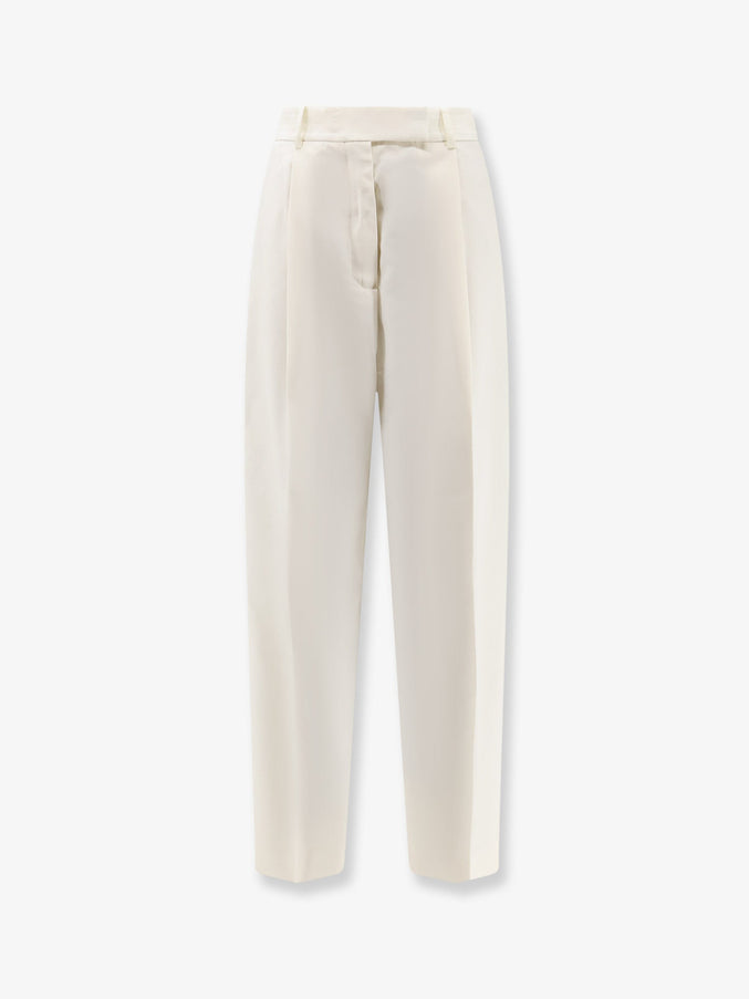 Rohe Virgin Wool Trousers in Offwhite Offwhite