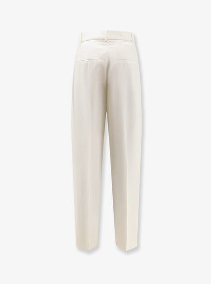 Rohe Virgin Wool Trousers in Offwhite