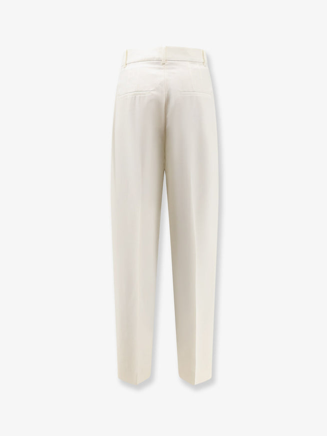 Rohe Virgin Wool Trousers in Offwhite