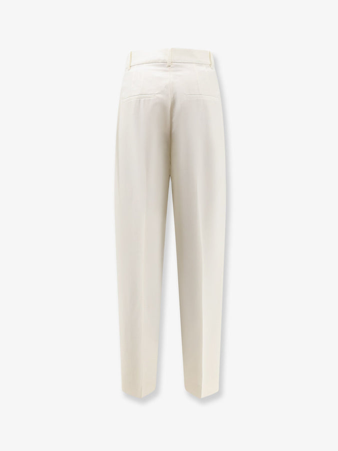 Rohe Virgin Wool Trousers in Offwhite
