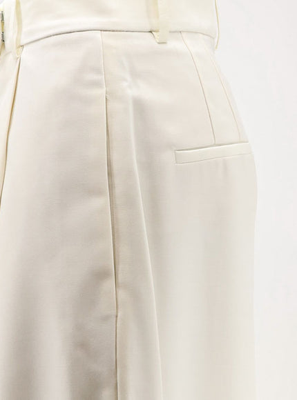 Rohe Virgin Wool Trousers in Offwhite