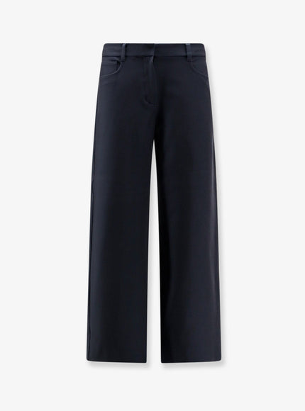 'S Max Mara Smmgela Cotton Blend Trousers Classicdarkblue