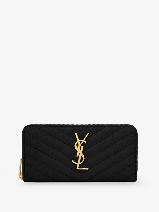Saint Laurent Leather Wallet Uni Nero