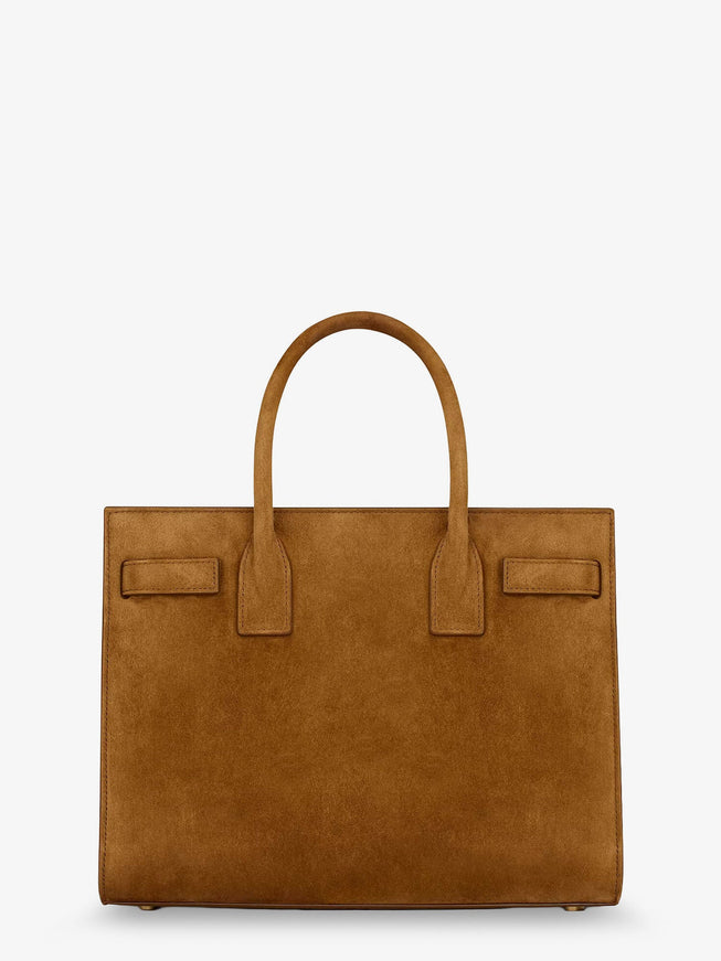 Saint Laurent Sac De Jour Baby Suede Handbag