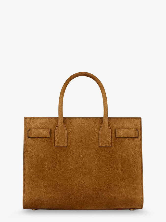 Saint Laurent Sac De Jour Baby Suede Handbag