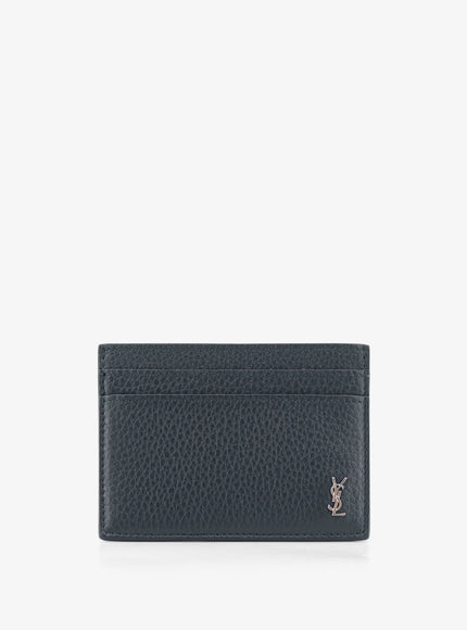 Tiny Cassandre Textured Leather Card Holder