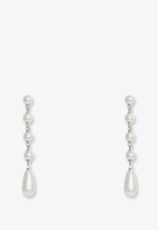 Self Portrait Pearl Droplet Earrings Uni Pearl