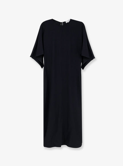 Stella Mccartney Responsible Acetate And Viscose Dress Black