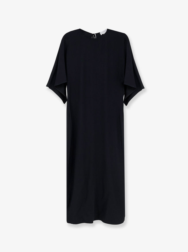 Stella Mccartney Responsible Acetate And Viscose Dress Black