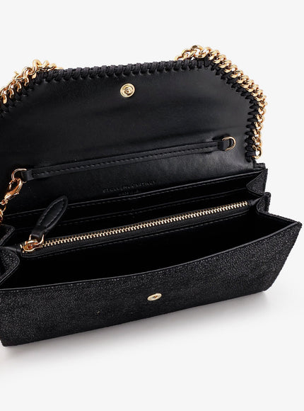 Stella Mccartney Falabella Shaggy Deer Fabric Wallet