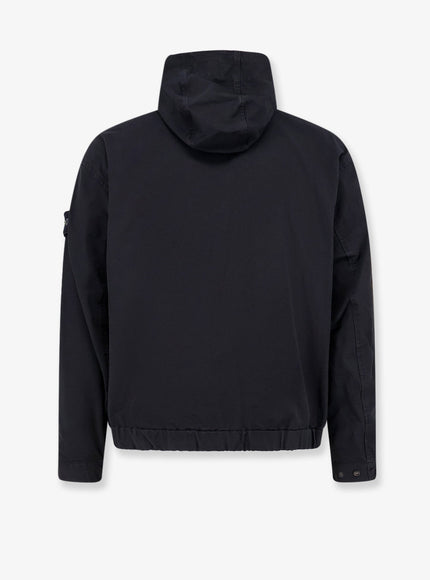 Stone Island Hooded Organic Cotton Jacket