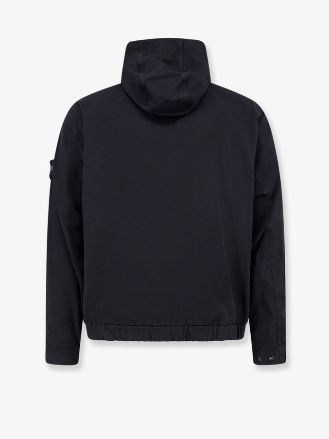 Stone Island Hooded Organic Cotton Jacket
