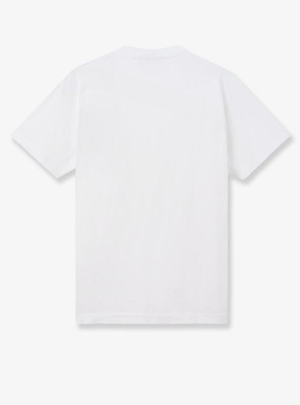 Stone Island Cotton T-Shirt With Front Logo Patch