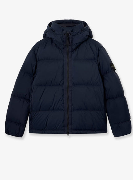 Stone Island Matt Ripstop Cordura® Advanced Fabrics Down Jacket Navy Blue
