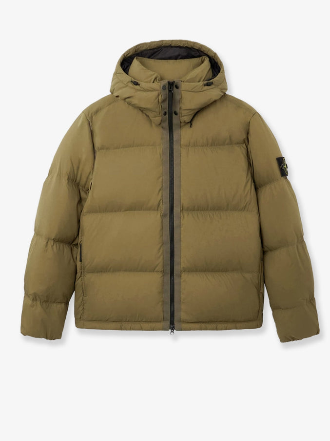 Stone Island Matt Ripstop Cordura® Advanced Fabrics Down Jacket Military Green