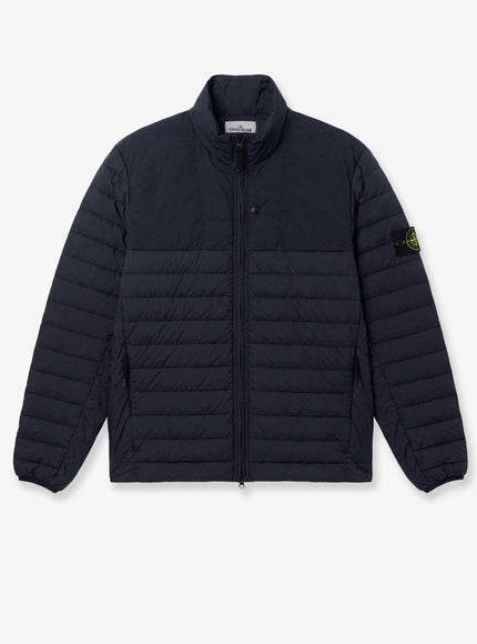Stone Island Seamless Nylon Down Jacket Navy Blue